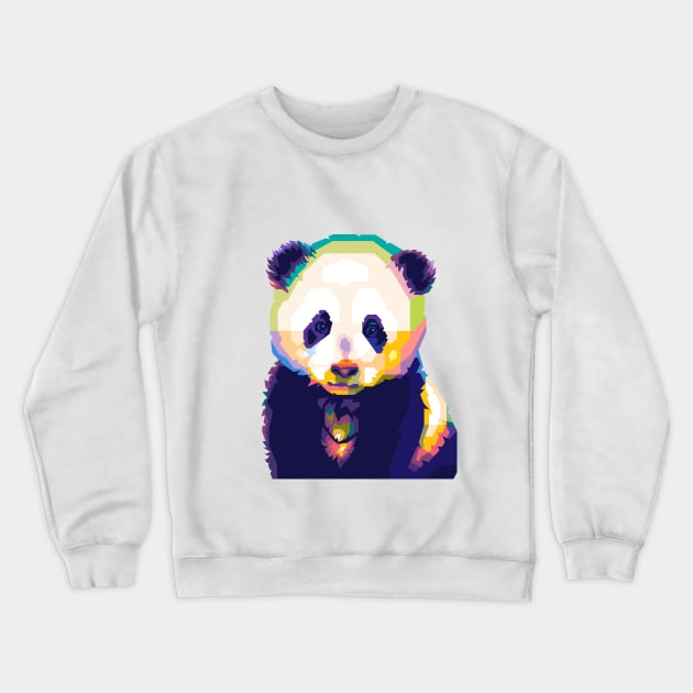 Baby Panda Crewneck Sweatshirt by giltopann